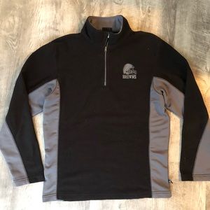 Cleveland Browns pullover quarter zip jacket